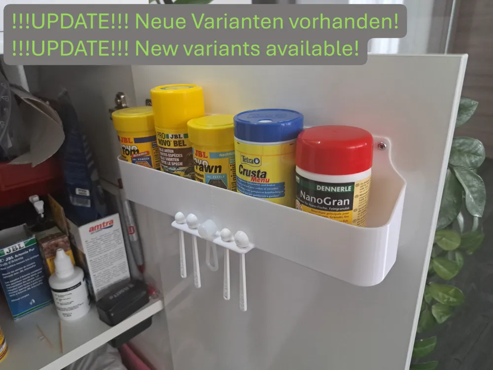 Aquarium - Fischfutter Regal / - fish food shelf