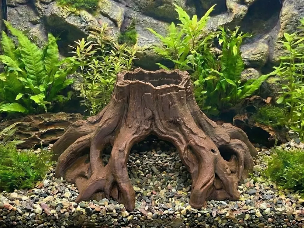 Aquarium Terrarium Root Tree Stump Cave Hideout