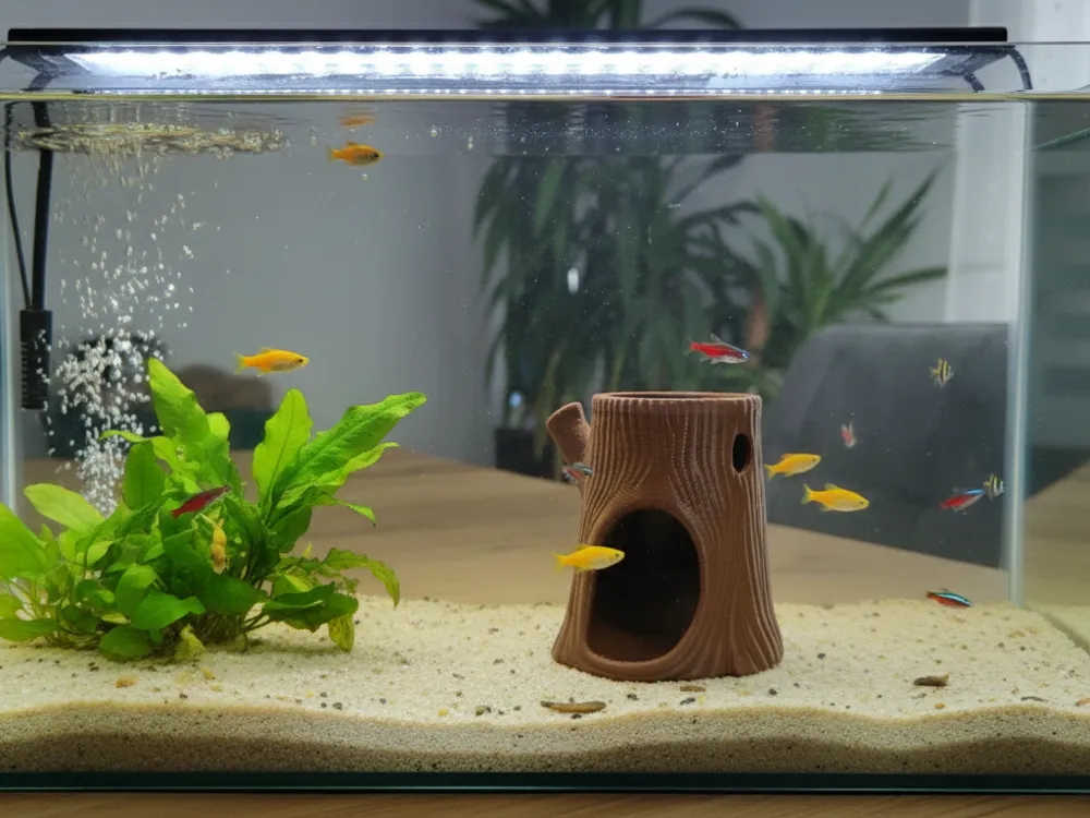 Aquarium Tree Trunk, Fish-Safe Decoration
