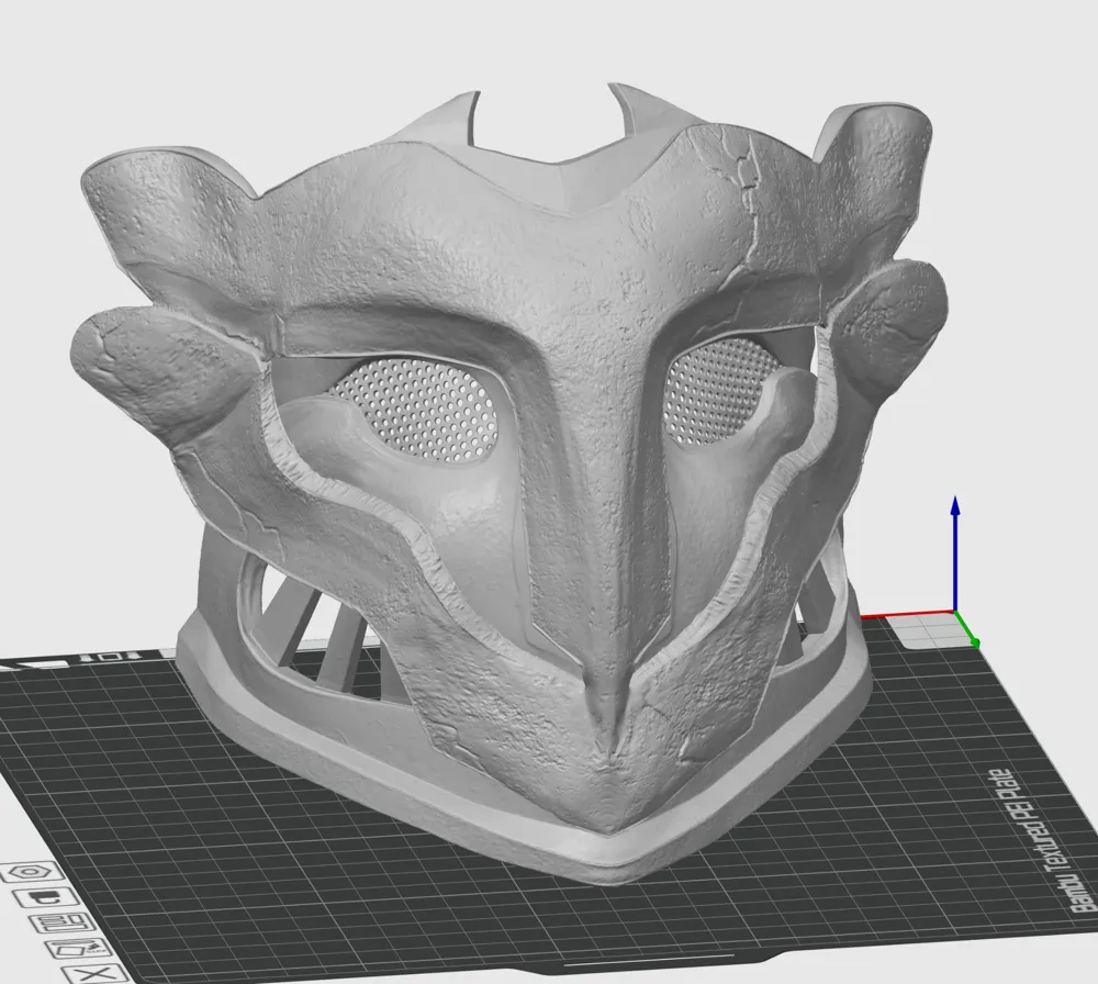 Arcane Ekko Mask - wearable cosplay prop, photo 3 of 4 - Arcane Ekko Mask - wearable cosplay prop Props & Cosplay