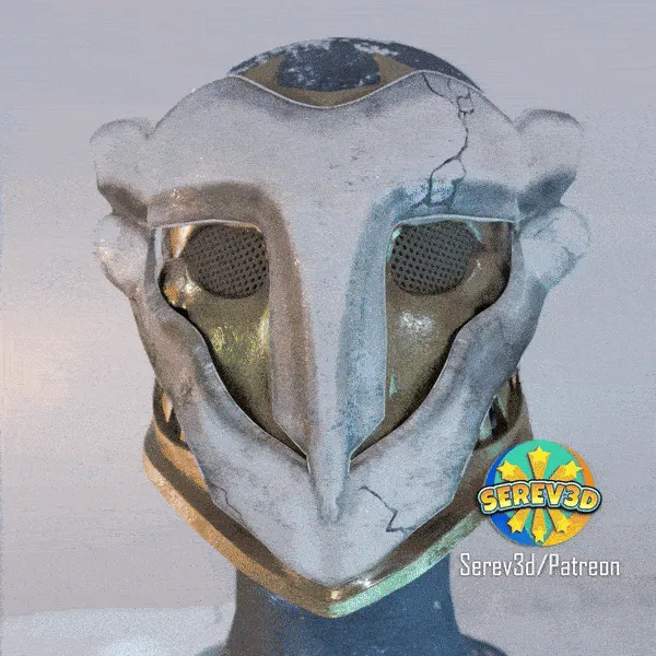 Arcane Ekko Mask - wearable cosplay prop - Video Game Masks, in stock