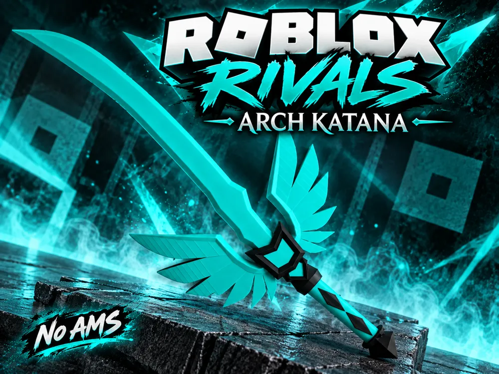 Arch Katana from Roblox Rivals - Cosplay Weapons, in stock in India