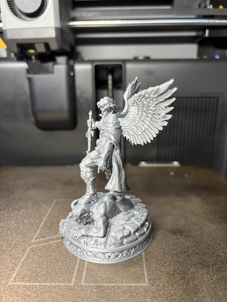 Archangel Michael Defeating Demon Statue, photo 3 of 5 - Horror & Gothic Creatures, fantasy