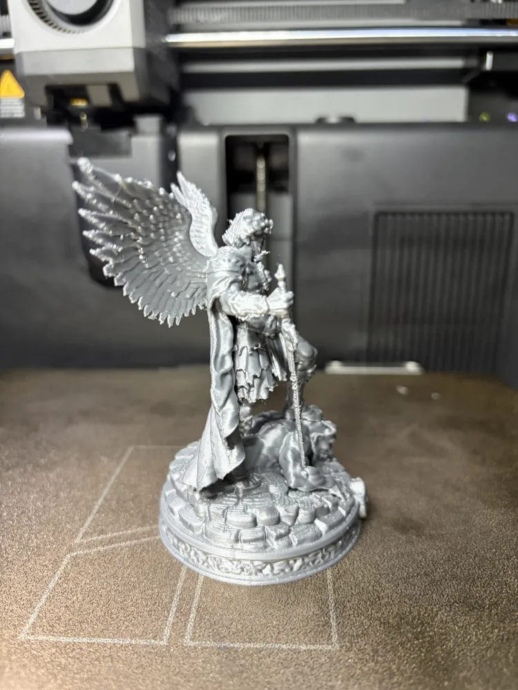 Archangel Michael Defeating Demon Statue, photo 5 of 5 - Horror & Gothic Creatures, figure