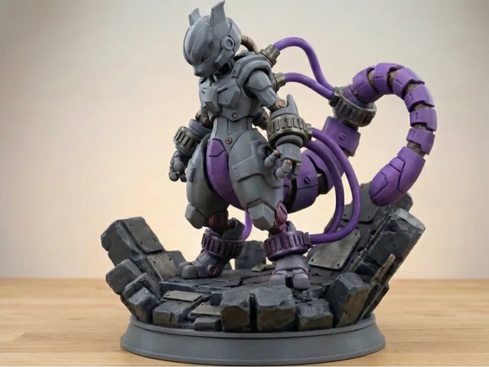 Armored Mewtwo Diorama
