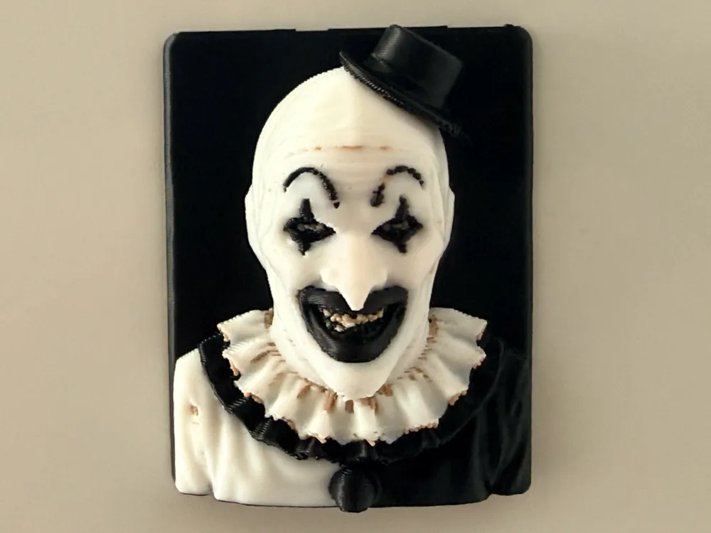 Art the Clown Magnet, Terrifier Horror Collection, photo 4 of 4 - Art the Clown Magnet, Terrifier Horror Collection Household
