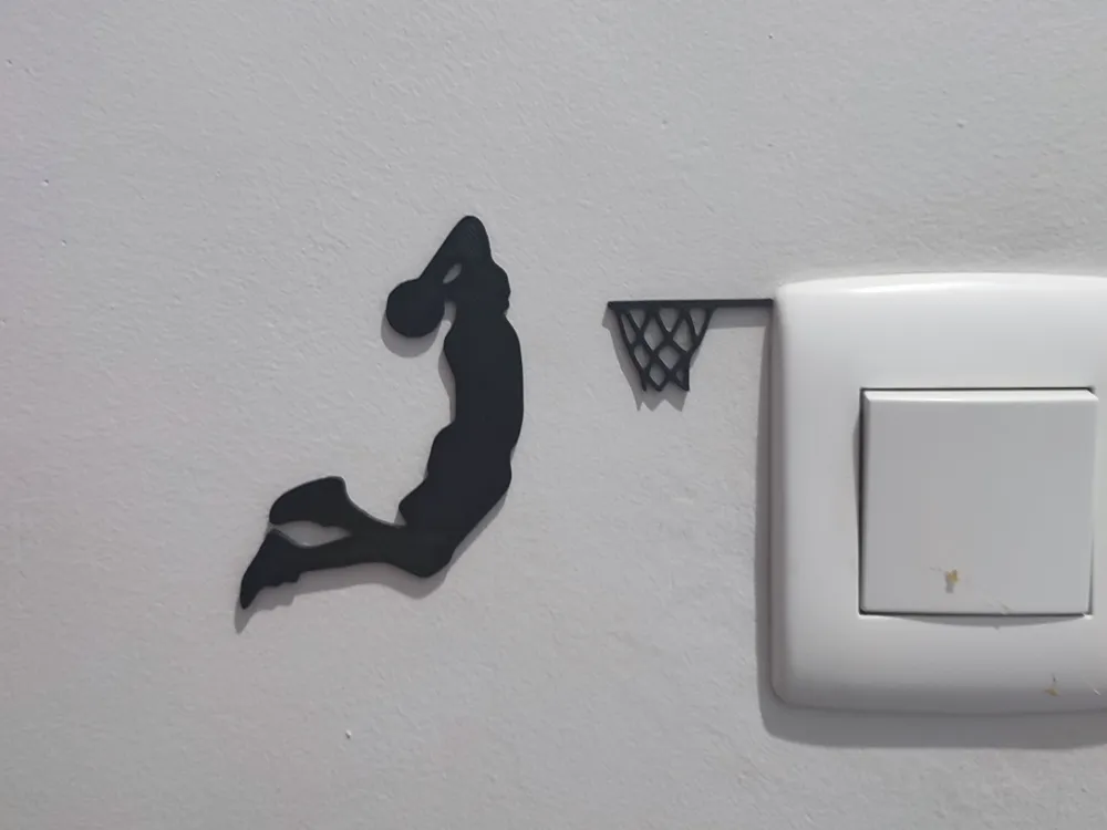 Arte Pared Slam Dunk Switch, photo 4 of 4 - Arte Pared Slam Dunk Switch Home Decor Items
