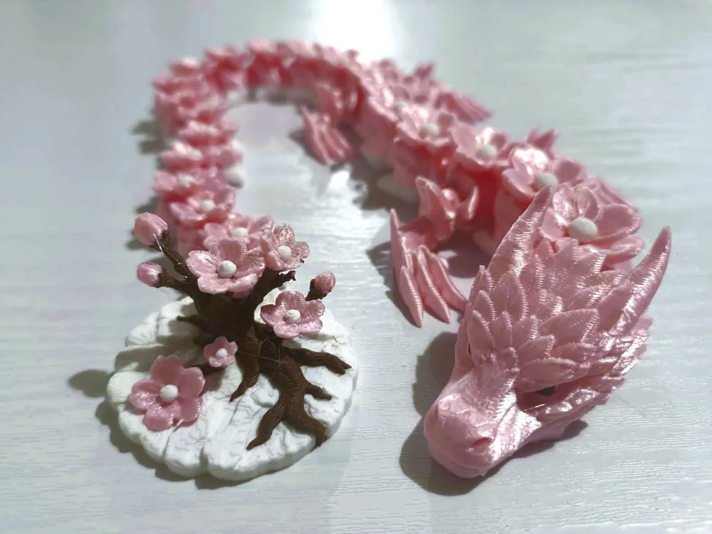 Articulated cherry blossom dragon - Articulated Dragons, in stock in India