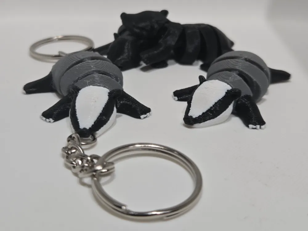 Articulated flexi Badger, photo 4 of 4 - Articulated flexi Badger Toys & Games