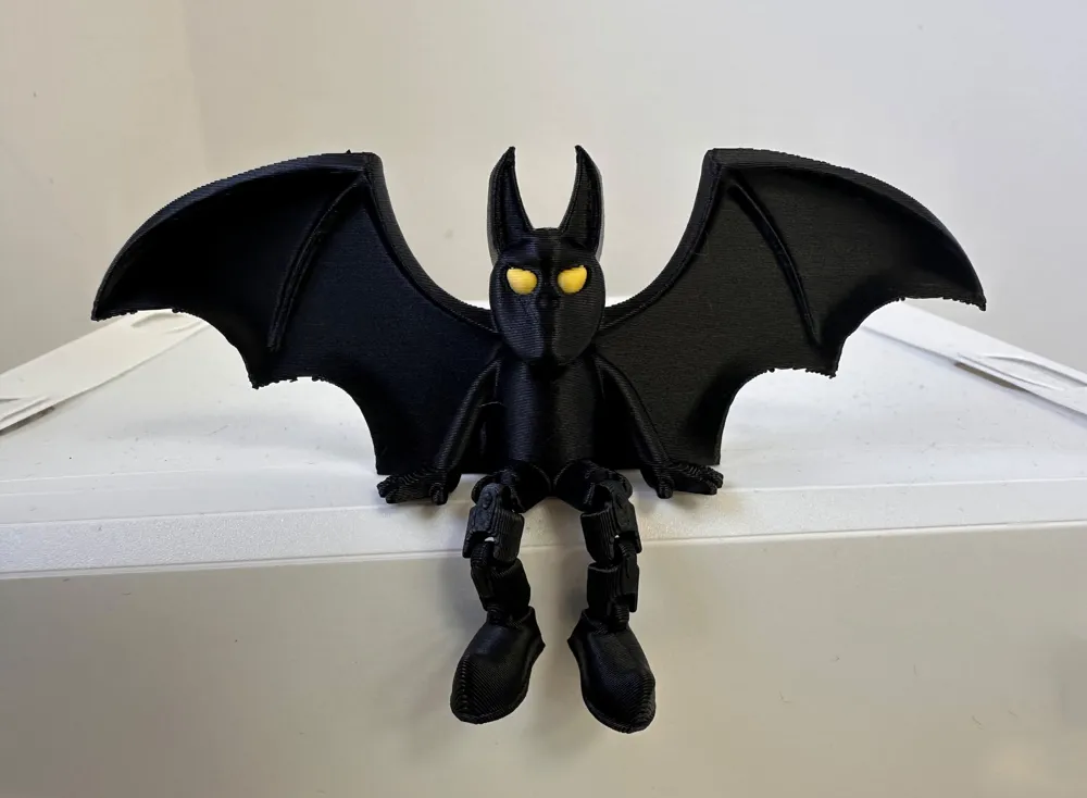 Articulated Flexi Bat Buddy for Halloween, photo 3 of 4 - Articulated Flexi Bat Buddy for Halloween Fidget & Sensory Toys
