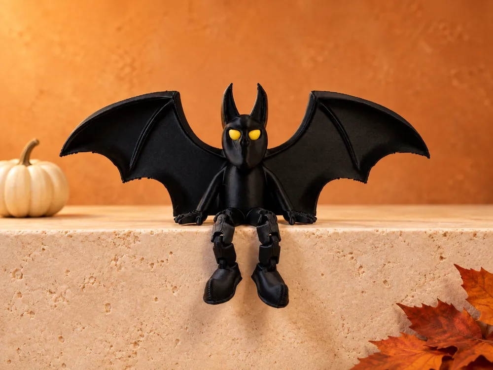 Articulated Flexi Bat Buddy for Halloween - Articulated Animals, in stock