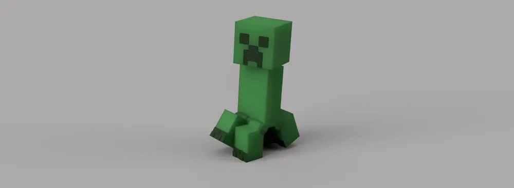 Articulated Minecraft Creeper, photo 4 of 4 - Articulated Characters & Robots, gaming