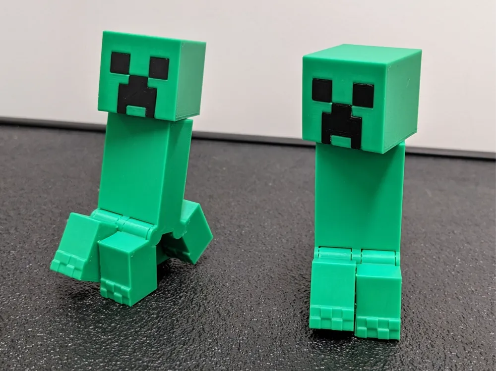 Articulated Minecraft Creeper