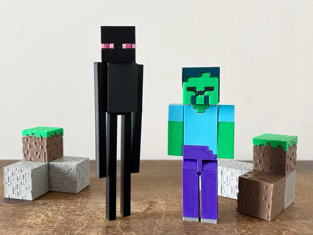 Articulated Minecraft Enderman, photo 2 of 4 - Articulated Minecraft Enderman Fidget & Sensory Toys