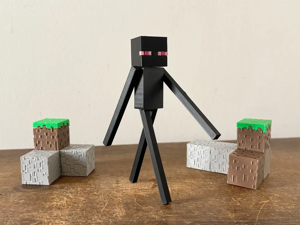 Articulated Minecraft Enderman, photo 3 of 4 - Articulated Minecraft Enderman Fidget & Sensory Toys