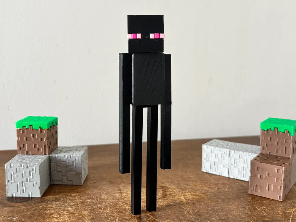 Articulated Minecraft Enderman - Articulated Characters & Robots, in stock in India