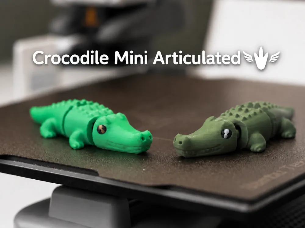 Articulated Mini Crocodile - Animals, in stock in India