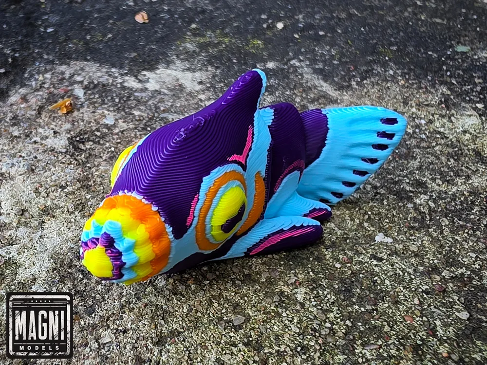 Articulated Noot Fish - Subnautica, photo 3 of 4 - Articulated Noot Fish - Subnautica Miniatures