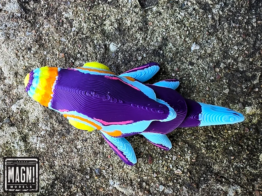Articulated Noot Fish - Subnautica, photo 4 of 4 - Articulated Noot Fish - Subnautica Miniatures