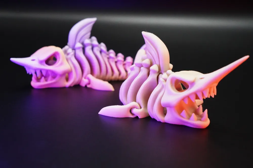 Articulated Skeletal Swordfish, Long & Short Sword, photo 2 of 4 - Articulated Sea Creatures, fantasy