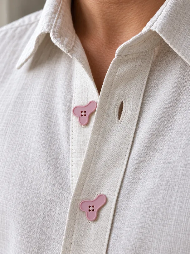 A small button with a big personality, photo 2 of 4 - A small button with a big personality Fashion