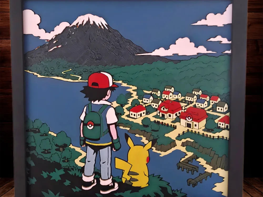 Ash & Pikachu -A Journey that carried a generation, photo 3 of 4 - Ash & Pikachu -A Journey that carried a generation Generative Art
