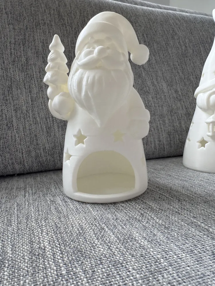 Stimmungsvolle Weihnachtsfiguren, photo 4 of 5 - Tealight Holders, Santa
