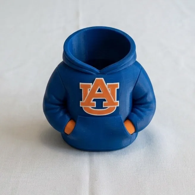 AUBURN UNIVERSITY HOODIE PEN HOLDER / ORGANIZER, photo 2 of 4 - AUBURN UNIVERSITY HOODIE PEN HOLDER / ORGANIZER Household