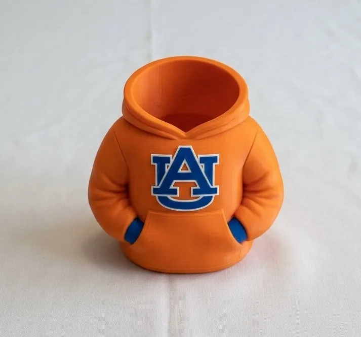 AUBURN UNIVERSITY HOODIE PEN HOLDER / ORGANIZER, photo 3 of 4 - AUBURN UNIVERSITY HOODIE PEN HOLDER / ORGANIZER Household