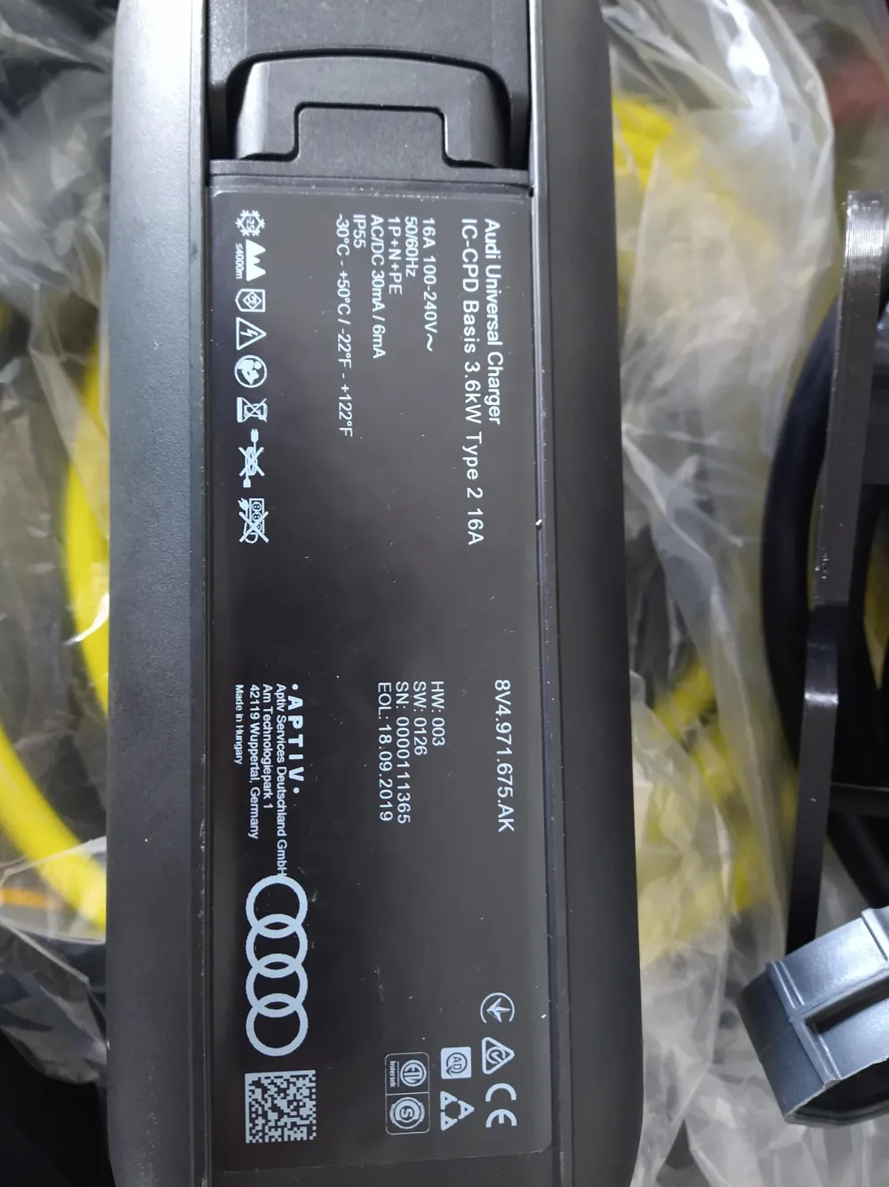 Audi A3 E-tron Wallbox Mount, photo 3 of 4 - Tesla & EV Interior Accessories, Car