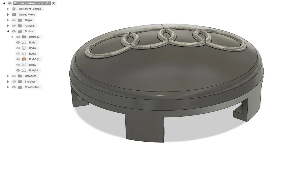 Audi A6 (4F,C6) Wheel Cap