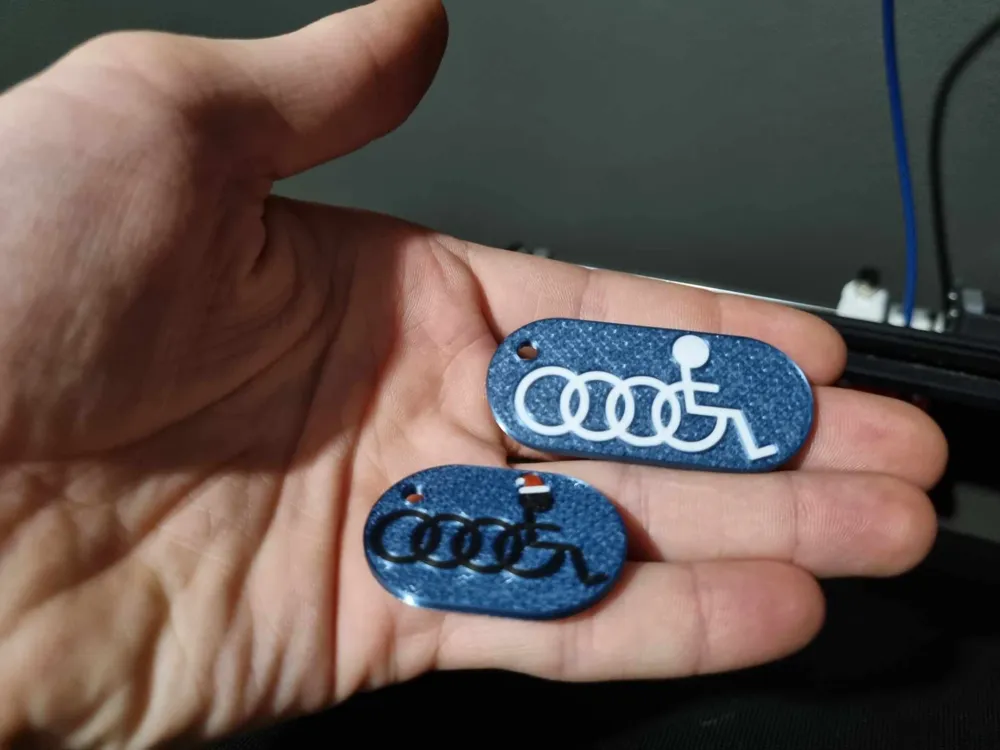 Audi keyring set normal & santa edition, photo 2 of 4 - Car Brand Keychains, audia3