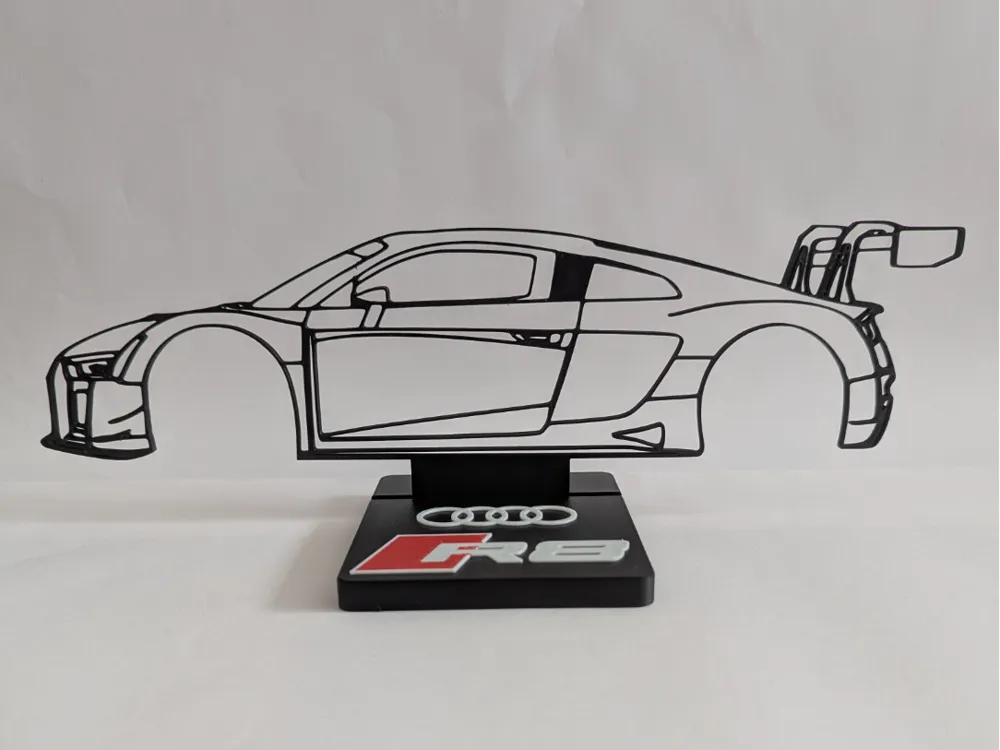 Audi R8 GTR silhouette