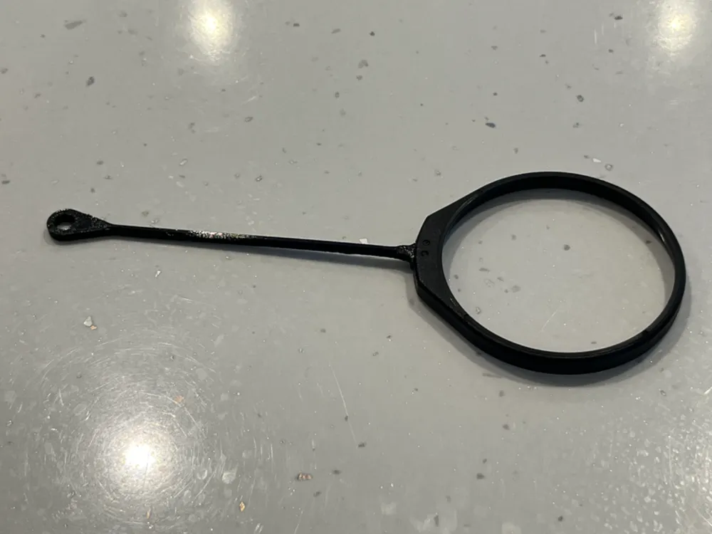 Audi VW fuel cap tether