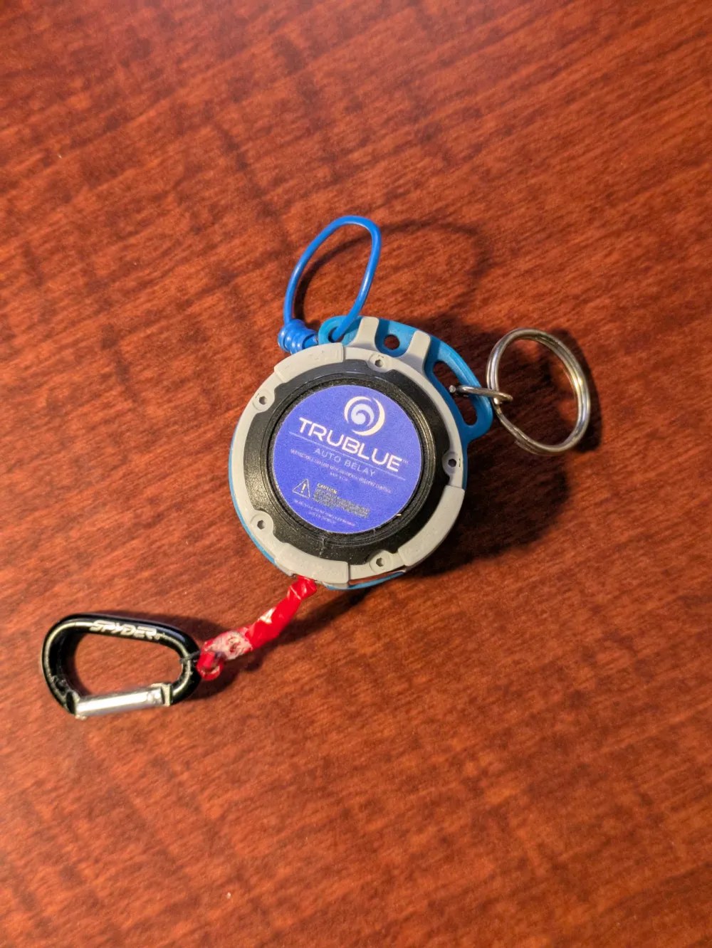 Auto-belay Keychain Retractable Lanyard, photo 4 of 4 - Auto-belay Keychain Retractable Lanyard Keychains