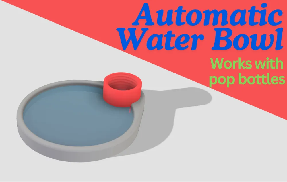 Auto Water bowl for pets, another view - Pet Bowls & Feeders, dog