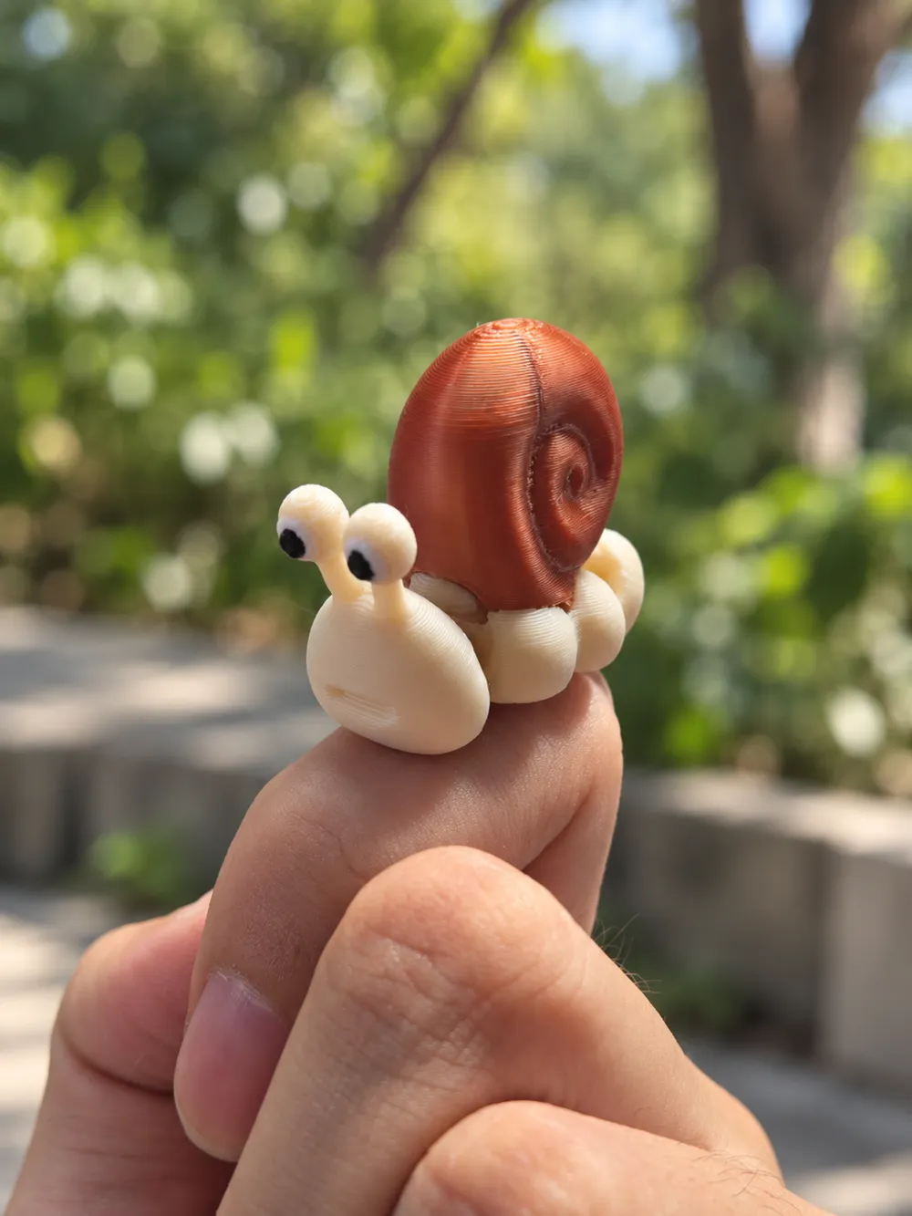 Autumn Snail Charm, photo 4 of 4 - Autumn Snail Charm Figurines & Collectibles