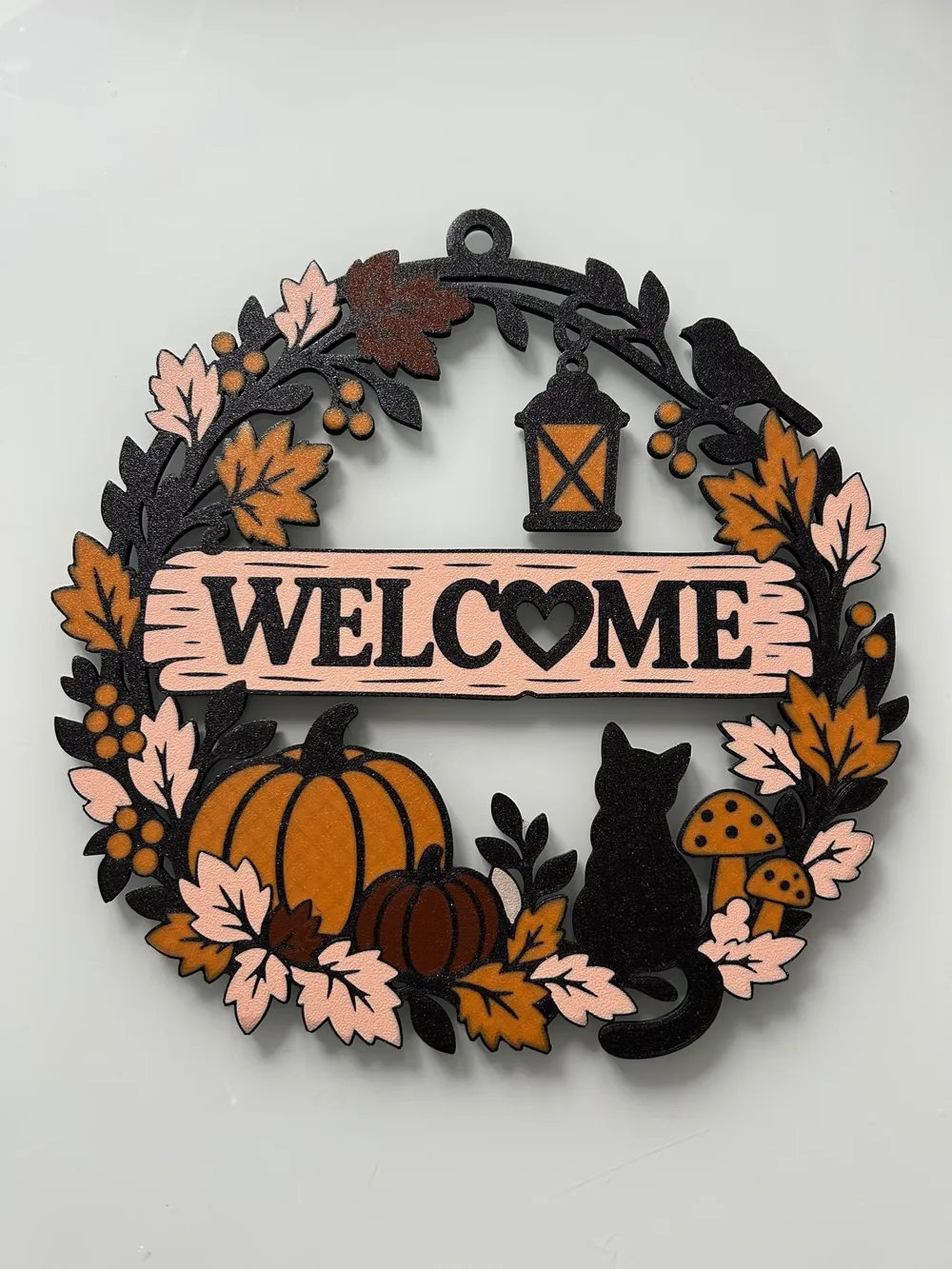 Autumn Welcome Wreath, photo 2 of 4 - Autumn Welcome Wreath Household