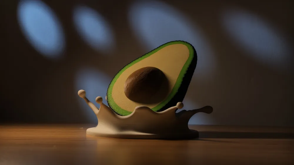 Avocado Lamp, Fruit Lamp Collection, photo 3 of 4 - Avocado Lamp, Fruit Lamp Collection Lamps & Lighting