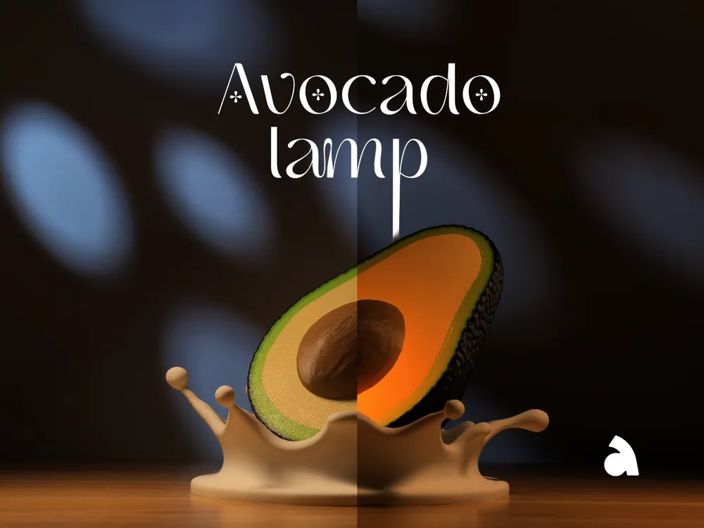 Avocado Lamp, Fruit Lamp Collection - Table & Desk Lamps, in stock in India