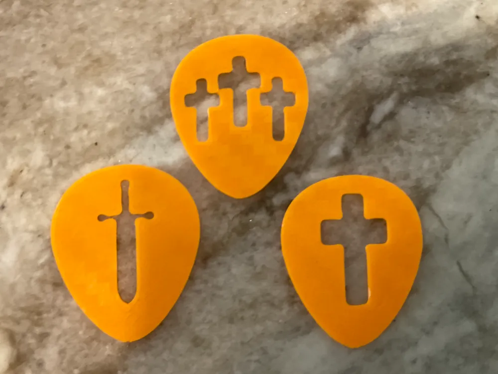 Awesome Christian Guitar/Bass Picks