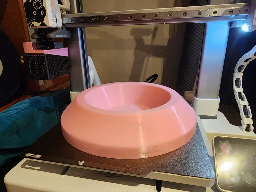 Awesome Spill-Proof Pet Bowl, in PETG
