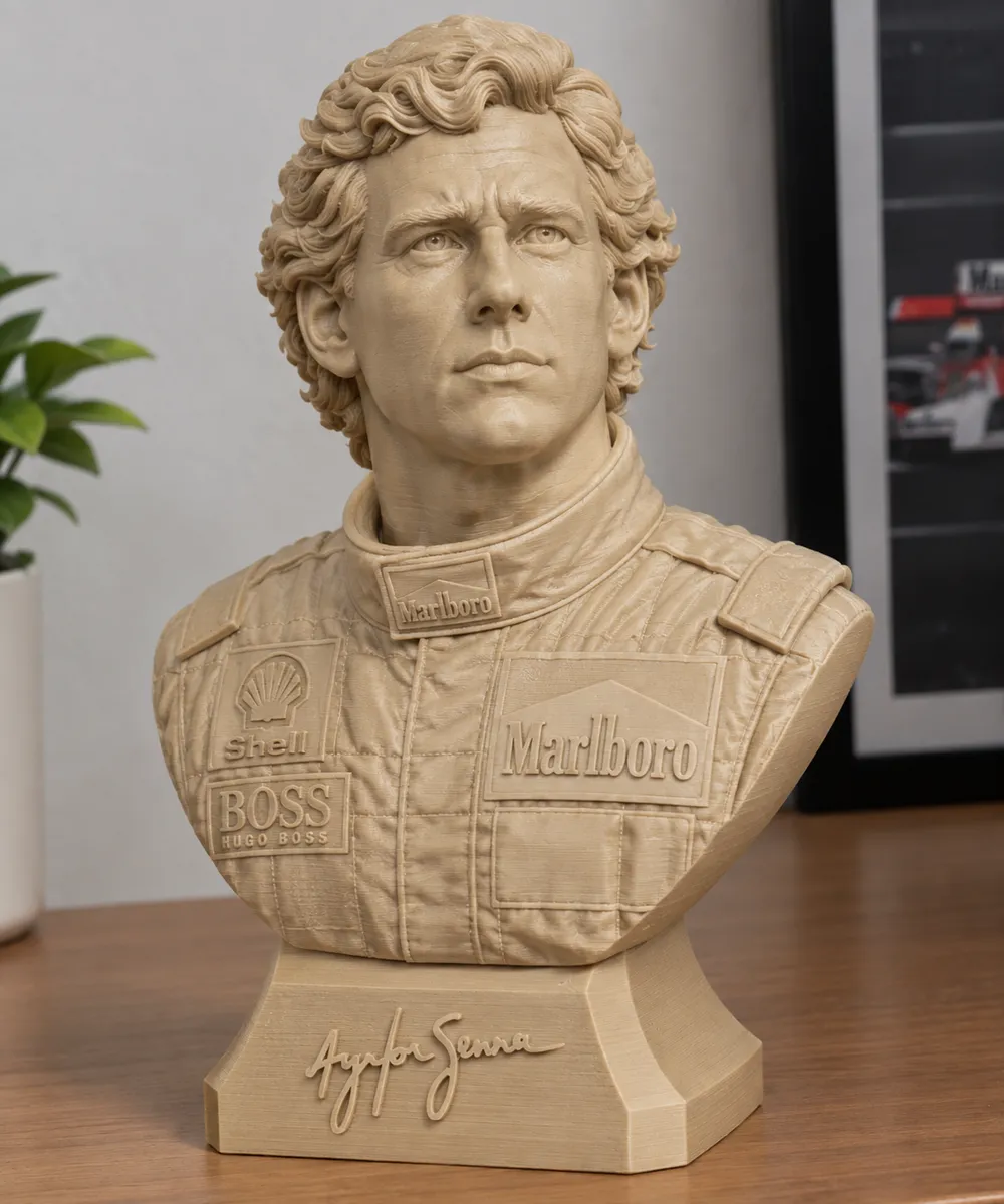 Ayrton Senna - Legendary F1 Driver Bust, photo 2 of 4 - Ayrton Senna - Legendary F1 Driver Bust Tools & Workshop