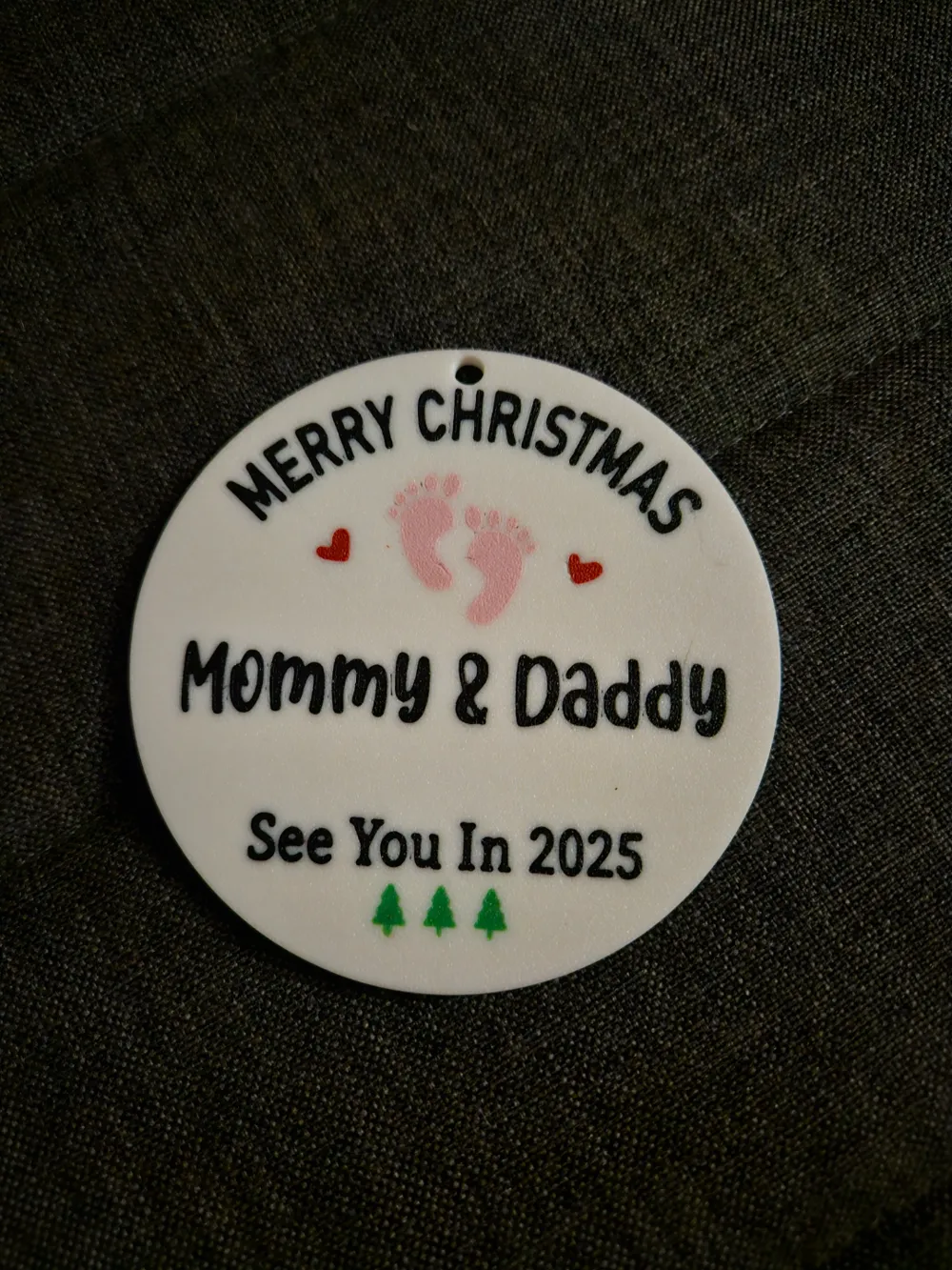Baby 2025 Ornament, photo 2 of 4 - Seasonal & Festive Decor, new baby
