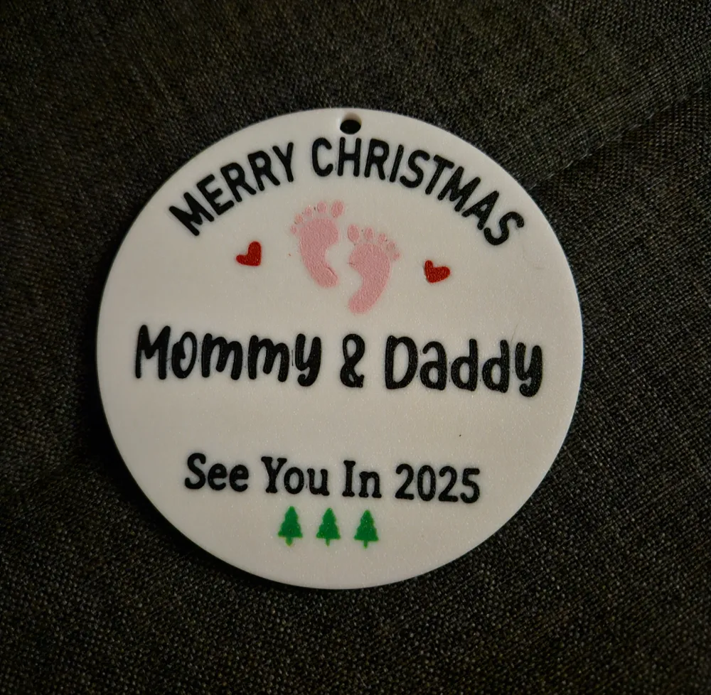 Baby 2025 Ornament, another view - Seasonal & Festive Decor, christmas