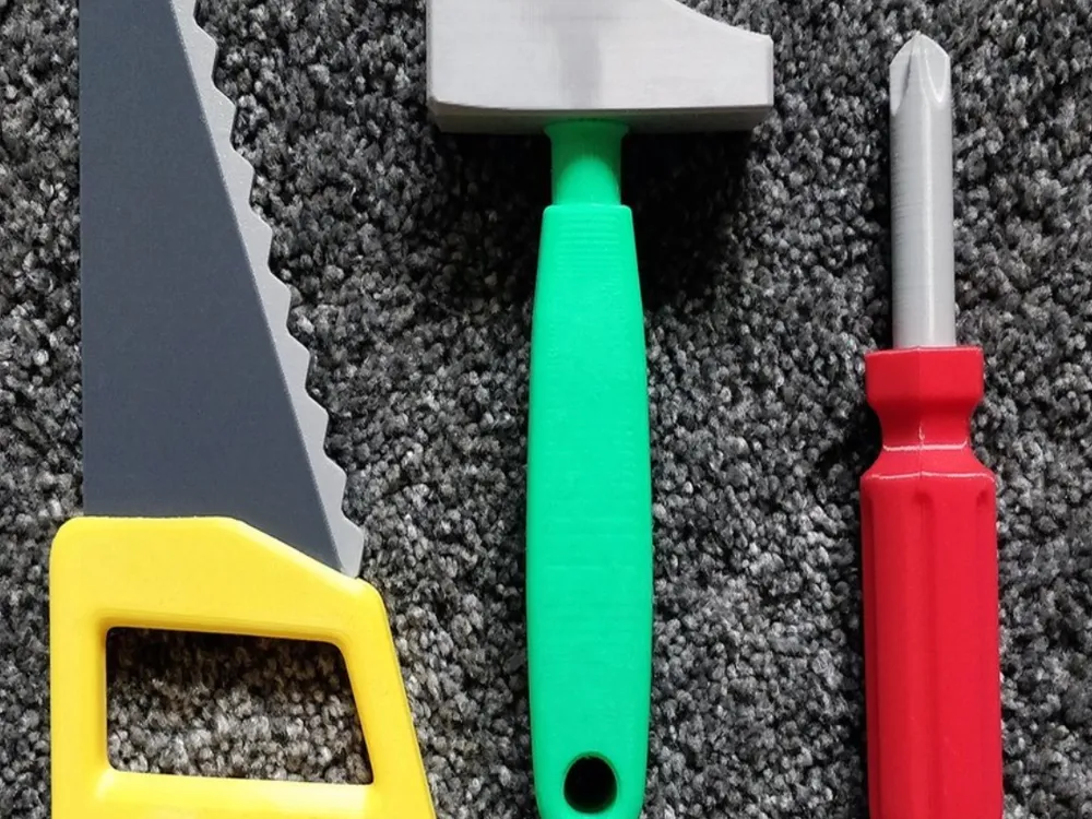 Baby construction tools hammer, screwdriver, saw, photo 3 of 4 - Baby construction tools hammer, screwdriver, saw Tools & Workshop