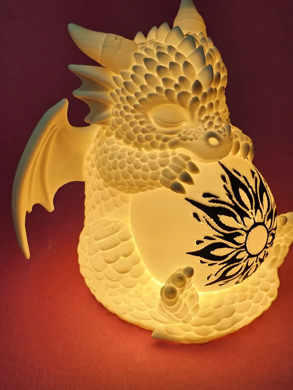 Baby Dragon Lamp, Fully Illuminated New Edition, photo 4 of 4 - Baby Dragon Lamp, Fully Illuminated New Edition Lamps & Lighting