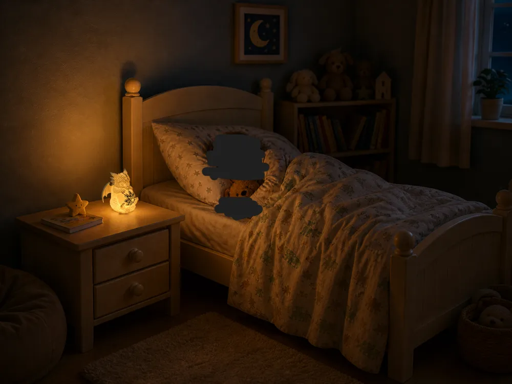 Baby Dragon Lamp, Fully Illuminated New Edition