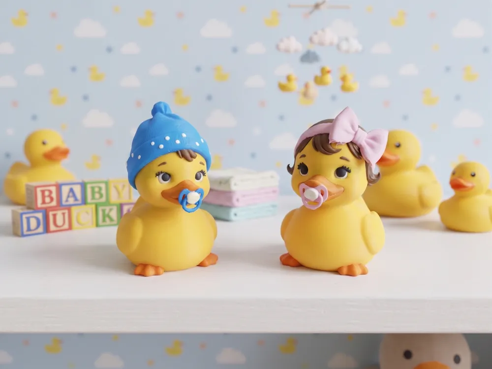 Baby Duck (Boy & Girl), photo 2 of 4 - Baby Duck (Boy & Girl) Toys & Games