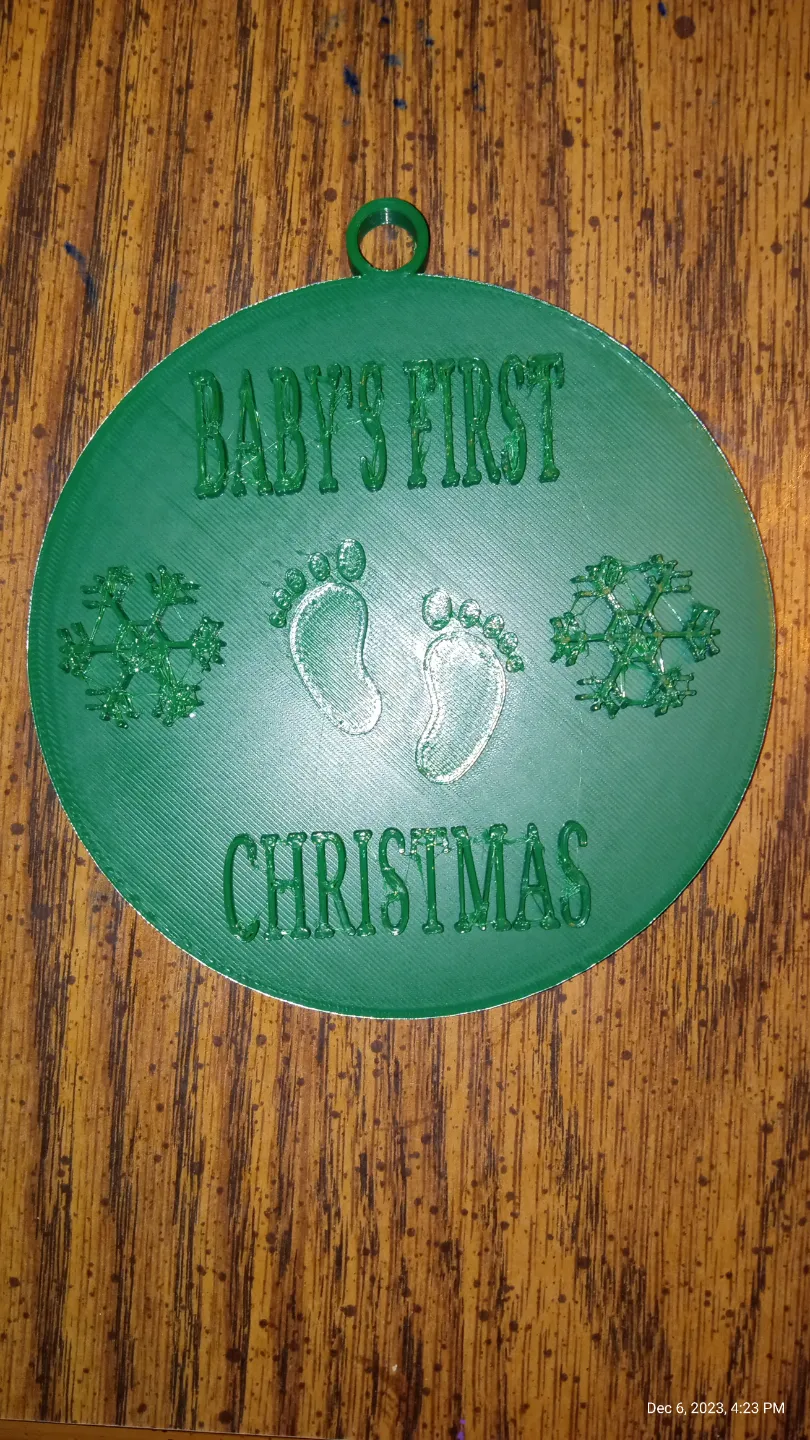 Baby First Christmas Ornament